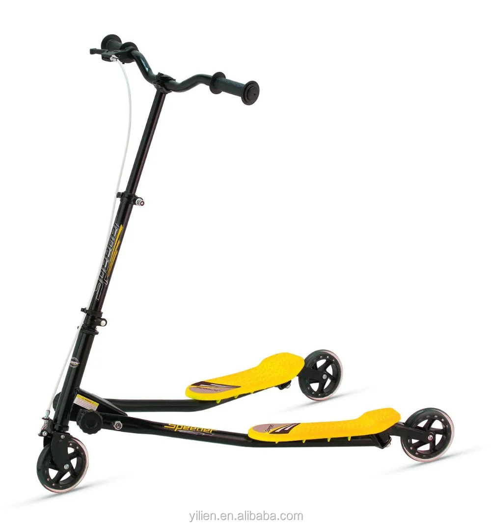 Aluminum Adult Push Dirt Scooter Inflatable Air Tire Wheel Kick Scooter