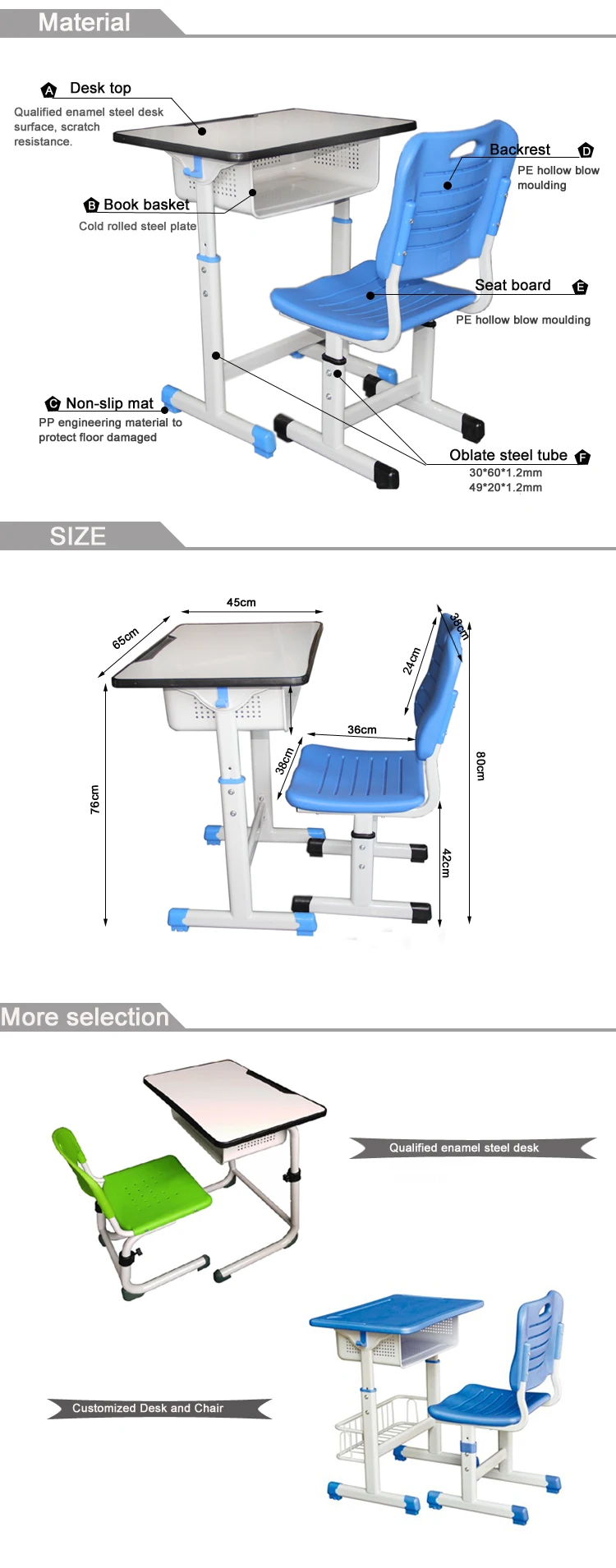 Colorful Modern Comfortable School Student Desk And Chair Buy Student Desk Chair,Modern