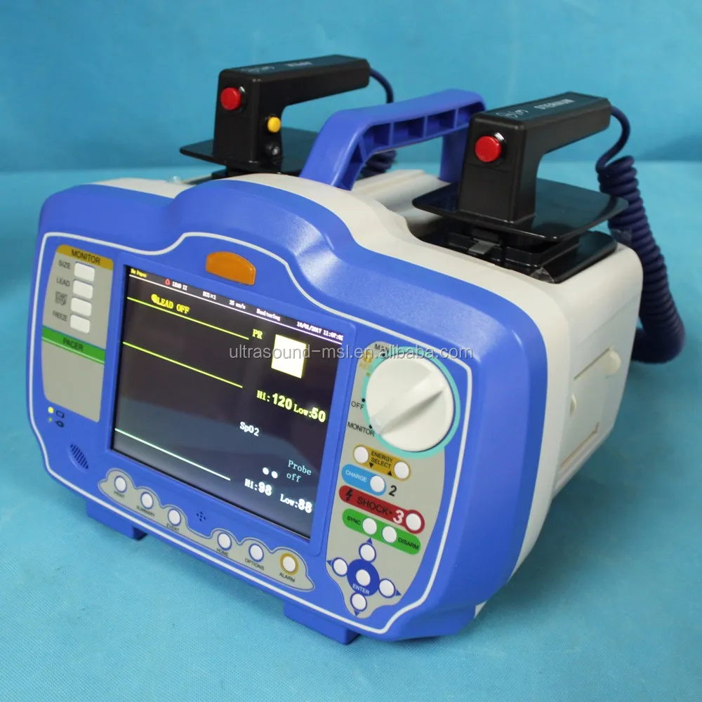 Dm7000 Aed Manual Biphasic Cardiac Defibrillator Monitor With Spo2