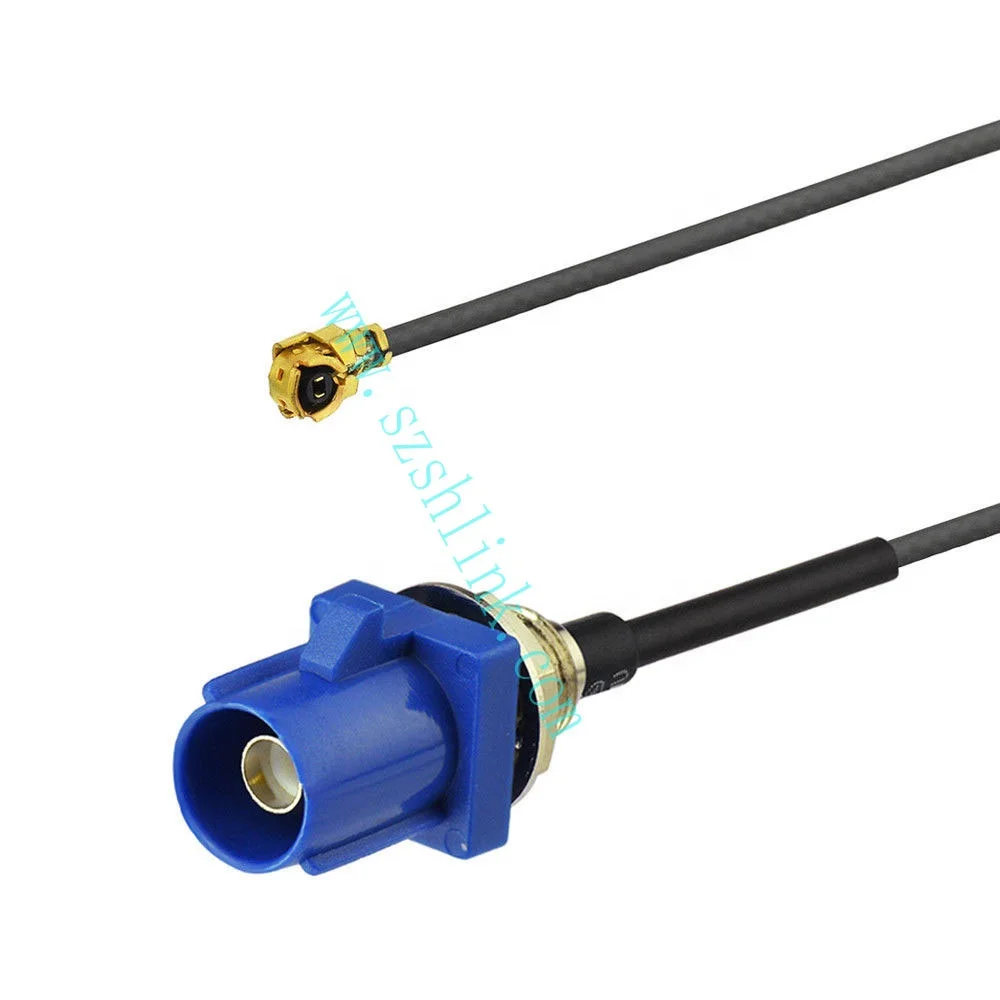 Ipex Ipx U.fl To Fakra C Male Bulkhead Car Gps Antenna Adapter Cable