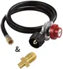 20 PSI Adjustable Regulator with Hose & Propane Pipe fitting