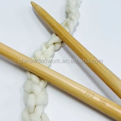 16 Jumbo Straight Wooden Knitting Needles Buy Japanese Knitting