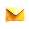 ZPT9-257 Luxury bright yellow color gift invitation card hotel key bank card business name greeting card envelopes