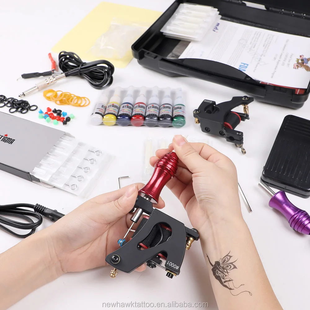 2020 Professional Stigma Coil Tattoo Machines Kit Complete Tattoo Guns