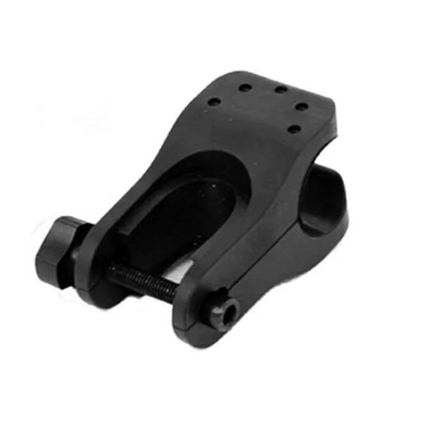 Universal Black Rubber Bicycle Bike Mount Bracket Clip Clamp Holder For LED Light Lamp Flashlight Torch