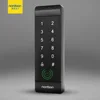 Wireless bluetooth entry rfid battery lock door bell touch screen access control systems