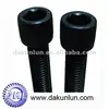 Black #6 32 NC x 1/4 hex socket head cap screw