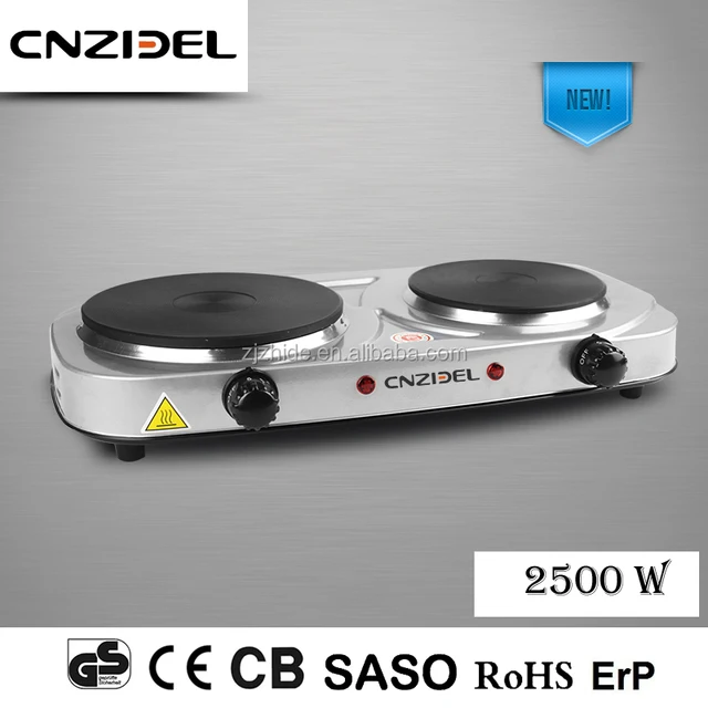 double burner electric stove