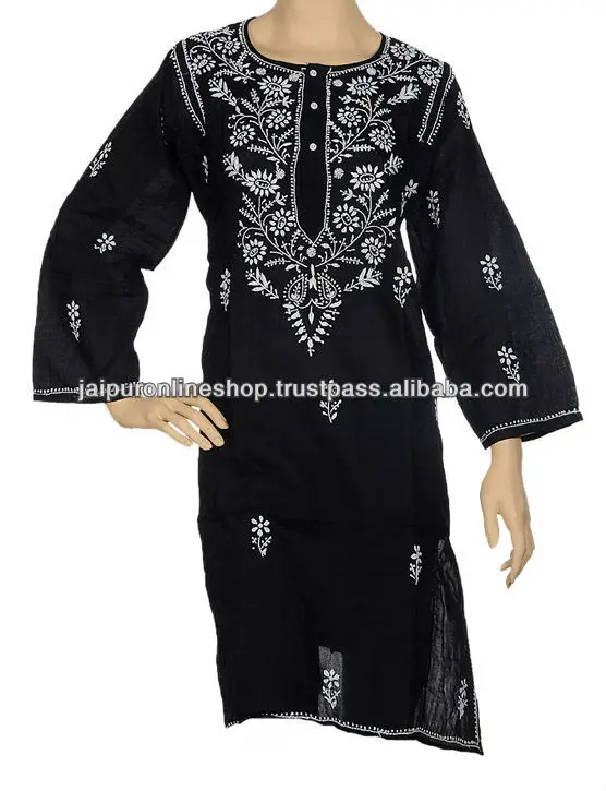 Indian Long Cotton Kurti Top.jpg
