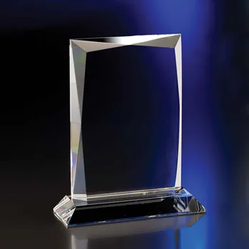 Factory Price Glass Trophy Plaque,Blank Crystal Glass Trophy For Laser ...