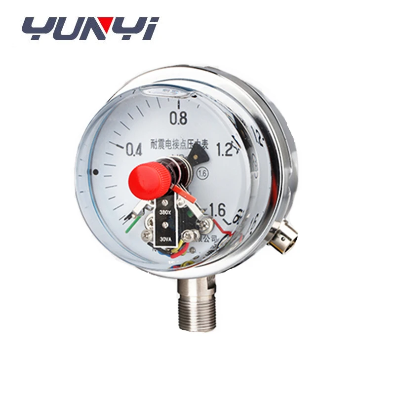 Digital hydraulic electric contact pressure gauge