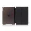 Trifold pu leather PC back case cover for iPad 2 3 4
