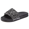 Summer cheap open toe women flat casual sequins shoes Indoor/outdoor colorful Slippers beach walking girls Slides