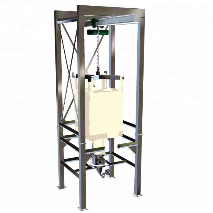 1 Ton Bulk Bag Unloading System Jumbo Discharging Station Unloader