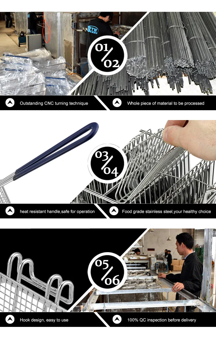 Boil Round Cooking Fine Copper Noodles Pasta Stainless Steel Wire Basket Colander Frying Kitchen Mesh Strainer.jpg