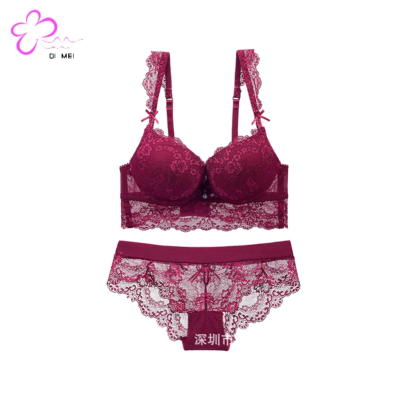 Adult Colorful Lace Beautiful Breasts Bra Set For Young Girl Buy Bra 
