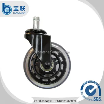 transparent caster 3 inch