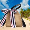 Hot selling Fashion Summer Beach Straw Crossbody Triangle Women's Rattan Straw Shoulder bag