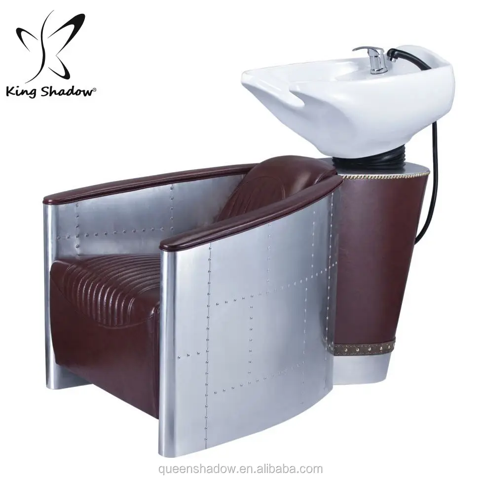 Pvc Leather Hair Salon Wash Basins With Chair Machine Hairdressing Massage Basin Buy