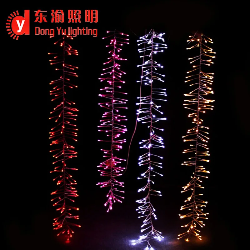 New Year holiday wedding outdoor pool decor led firecraker string light