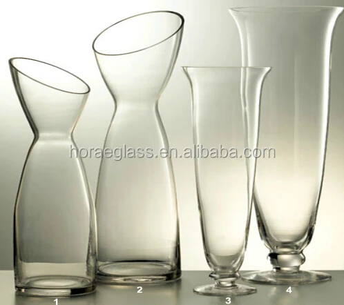 Clear Glass Tall Hurricane Floral Vase 24-Inch