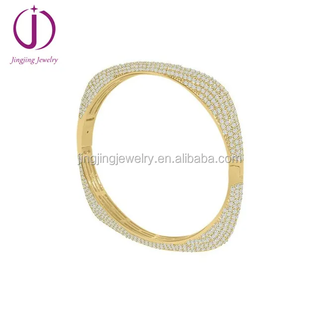 New Products 925 Sterling Silver Aaa Cz Define Bangle Bracelet Buy