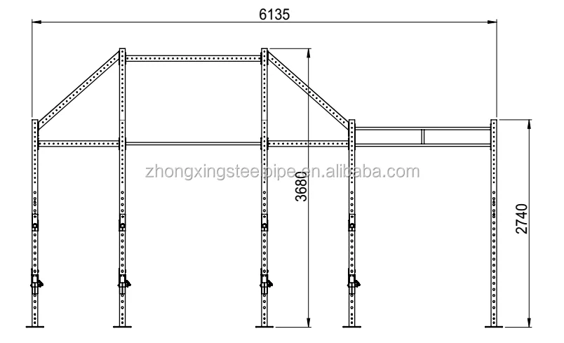 Vertical Fitness Equipment Multifunctional Fitness Rig