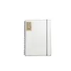Custom Printed Blank Grid Dotted lock leather loose leaf journal