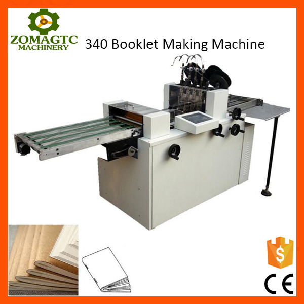 Semi Automatic Paper Folding Machine Book Steel Wire Stitching Machine