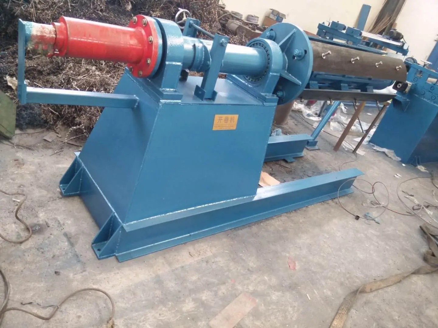 Hydraulic And Manual Decoiling Steel Machine,Decoiler / Uncoiler ...