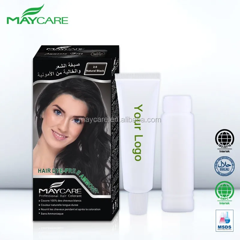 Natural Anti Allergy Semi Permanent Colour Raw Material Hair Dye