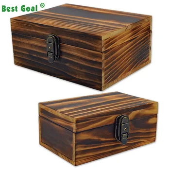 2 Sets Jewelry Box Handcraft Rustic Wooden Storage View 2 Sets Jewelry Box Handcraft Rustic Wooden Storage
