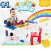 Funny Creative building mega blocks toys table plastic children playing learning block table