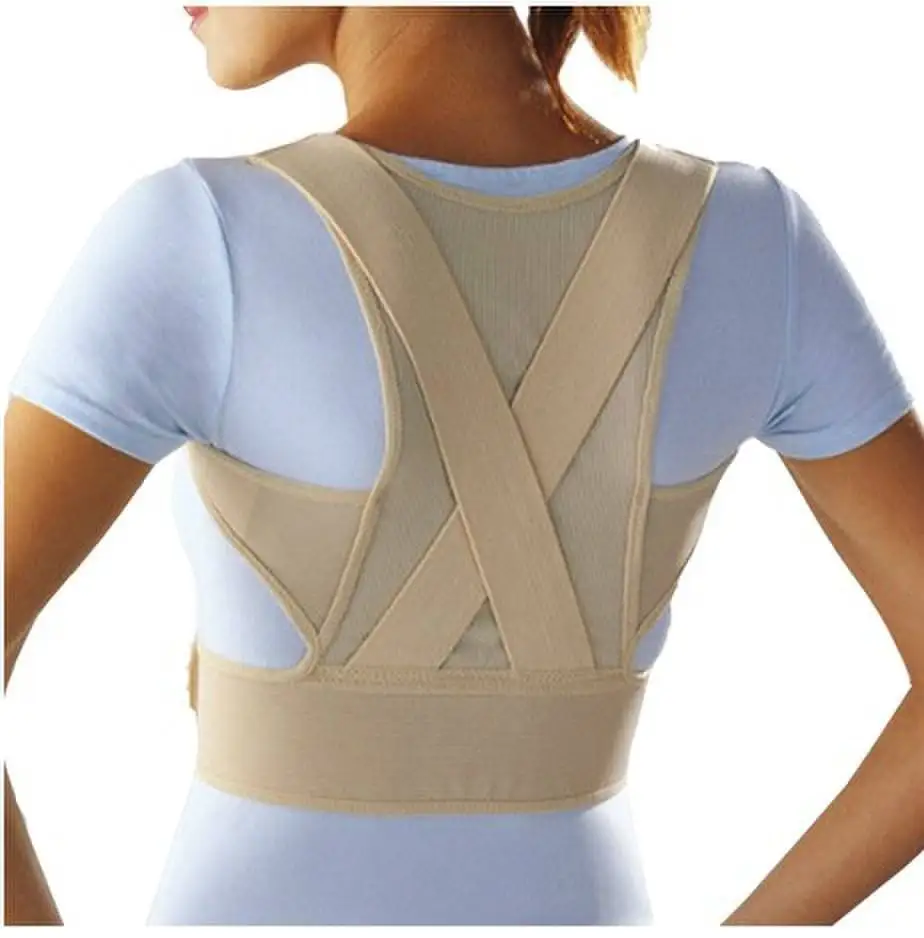 高品质可调舒适背部支撑姿势矫正器背部支撑腰带为妇女