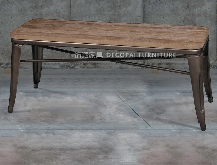 Sgabelli Metallici Industriali : Doppio sgabello industriale legno e metallo sgabelli da bar vintage