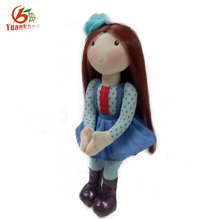 soft doll with hair