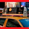 New flashing led message sign p5 led display for taxi top advertisement full color Cabinet size 1050*384MM or customized