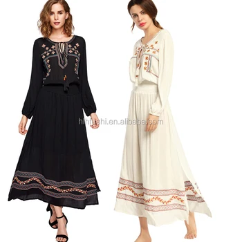 traditional maxi dress