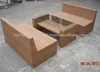 Every color PE rattan sofa, glasses table set PE rattan, furniture highest grade best price