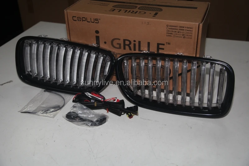 Auto Parts Blue LED  Front Grille For BMW m5 F10 f18  2010-2018
