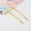 Custom logo metal slim ball point cross gold ballpoint pen