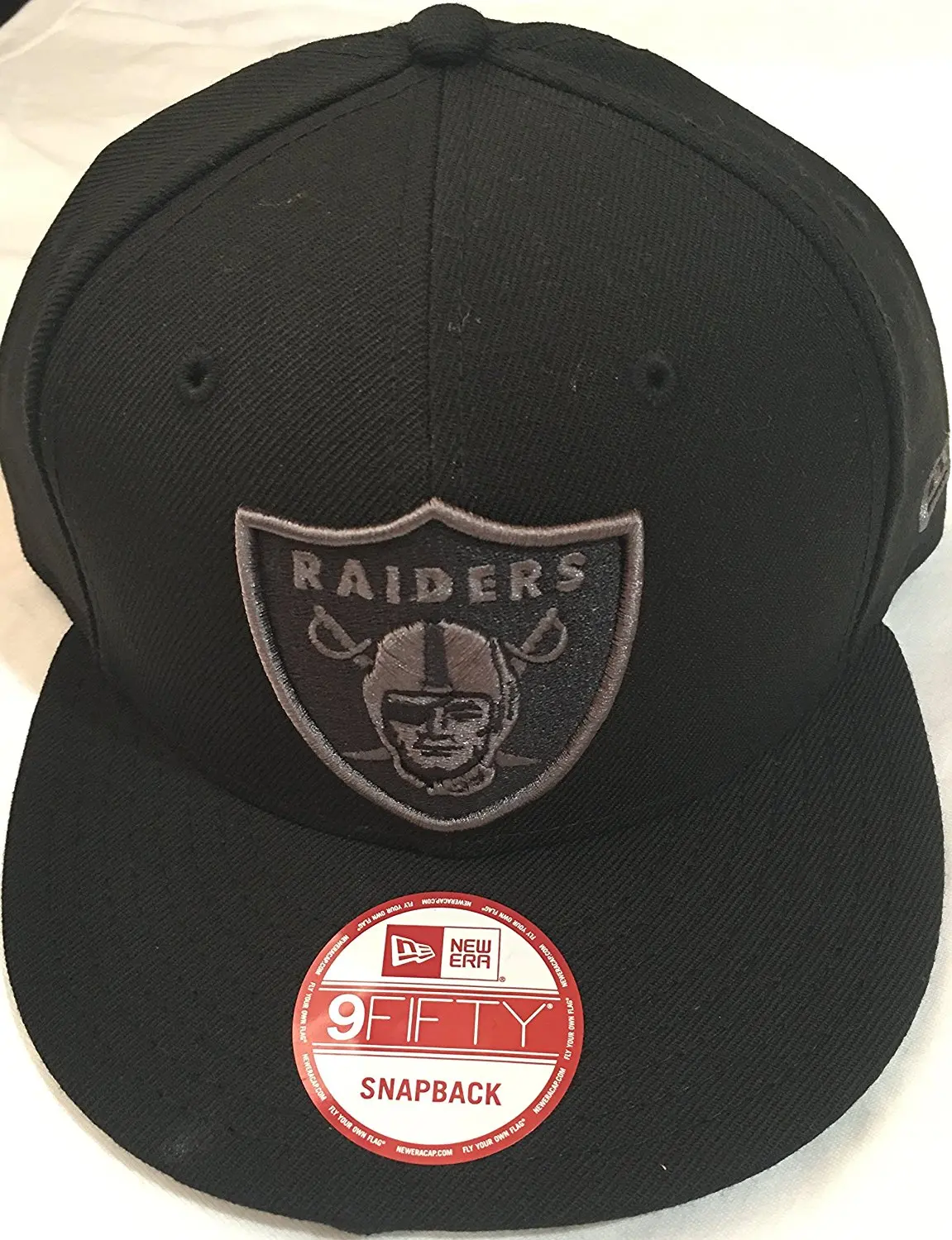 Buy 100% Authentic NWT, New Era NFL Oakland Raiders Shield Logo Black ...