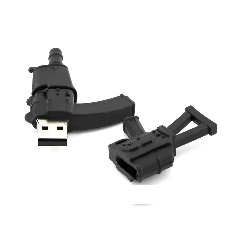32GB USB 2.0 Flash Drive Cartoon Plastic Gun Shape Pen Drive Thumb Drive Memory Stick USB Pendrive - ANKUX.COM
