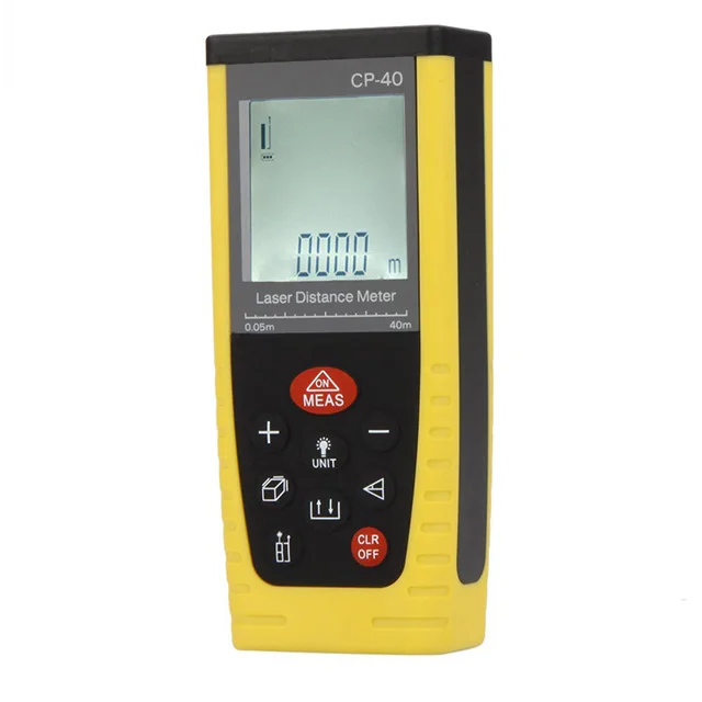 Cp-3007 Ultrasonic Laser Beam Pointer Digital Lcd Tape Measure ...