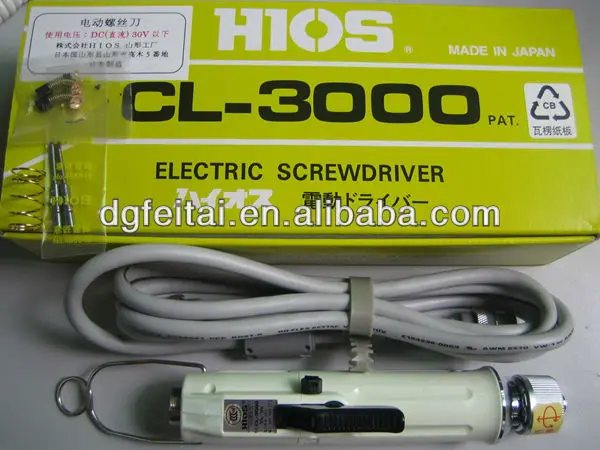 ハイオス 電動ドライバー 1台 (CL-3000)