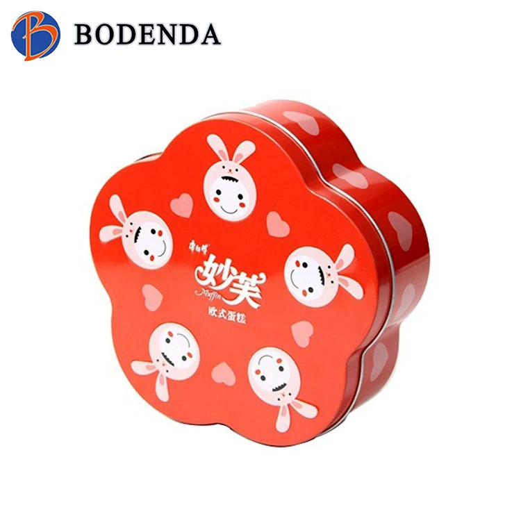 Special shape  cookie /candy packaging container gift tin box