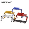 aluminum portable adjustable movable computer desk adjustable folding laptop table