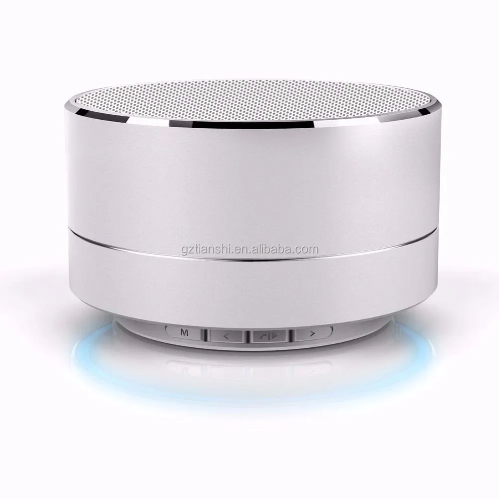 Metal Material Music Mini Bluetooth Wireless Speaker Support Hands-free Call FM Radio and TF Card - ANKUX.COM