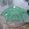 Umbrella lobster trap with 8 entrances, fish net, folding fishing tackle