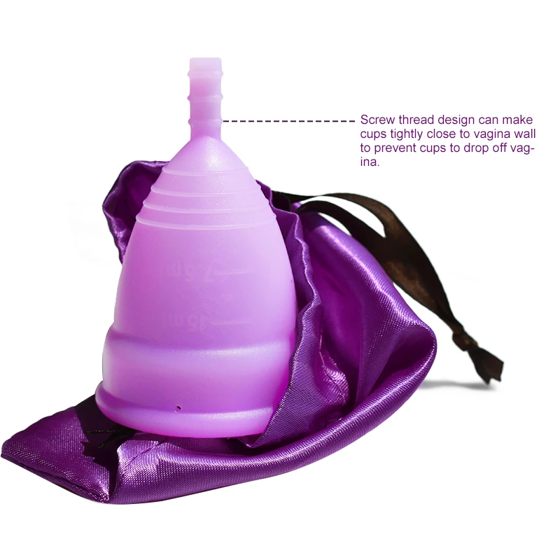 Wholesale Custom Brand Package Menstrual Cup 100% Medical Silicone ...